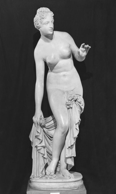 Venus, also known as Venus Surprised in Her Bath (marble) by James Pradier